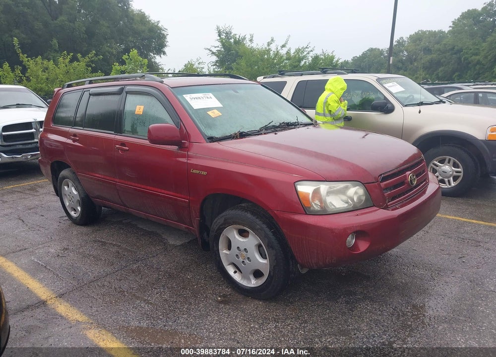 2005 TOYOTA HIGHLANDER LIMITED V6 VIN: JTEEP21A850069333