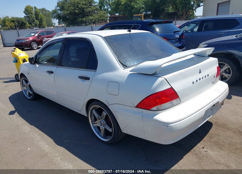 2003 MITSUBISHI LANCER ES VIN: JA3AJ26E83U092552