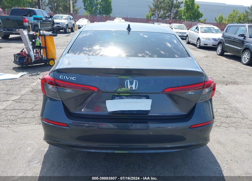 2022 HONDA CIVIC EX VIN: 2HGFE1F7XNH319139