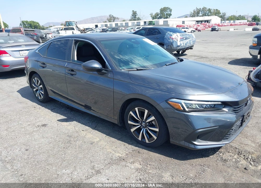 2022 HONDA CIVIC EX VIN: 2HGFE1F7XNH319139