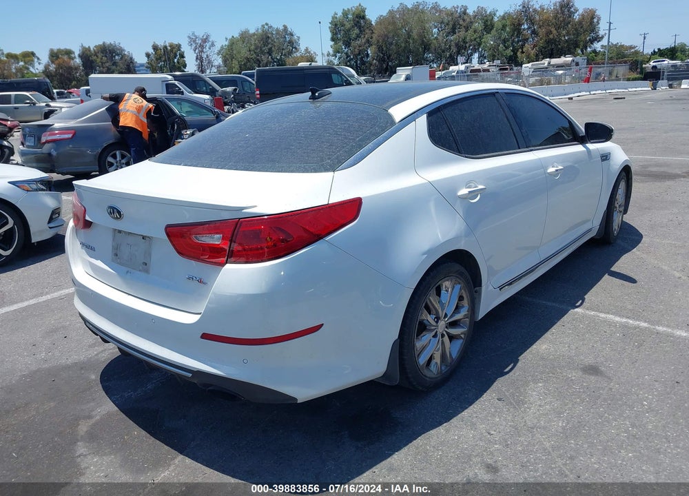 2015 KIA OPTIMA SXL TURBO VIN: 5XXGR4A64FG356571