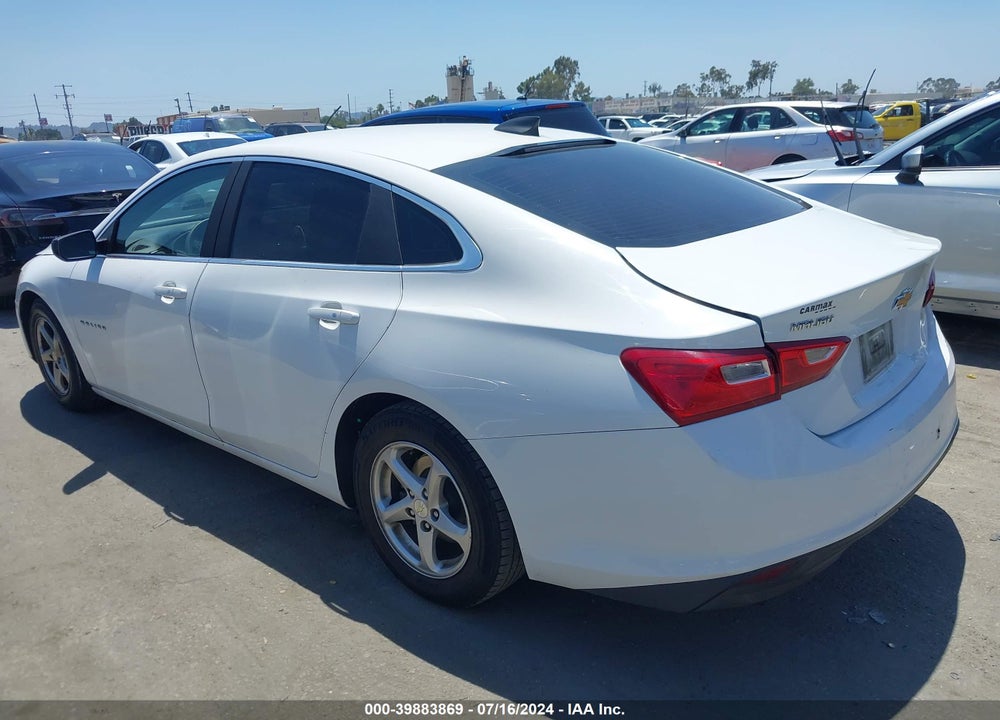 2016 CHEVROLET MALIBU LS VIN: 1G1ZB5ST6GF359987