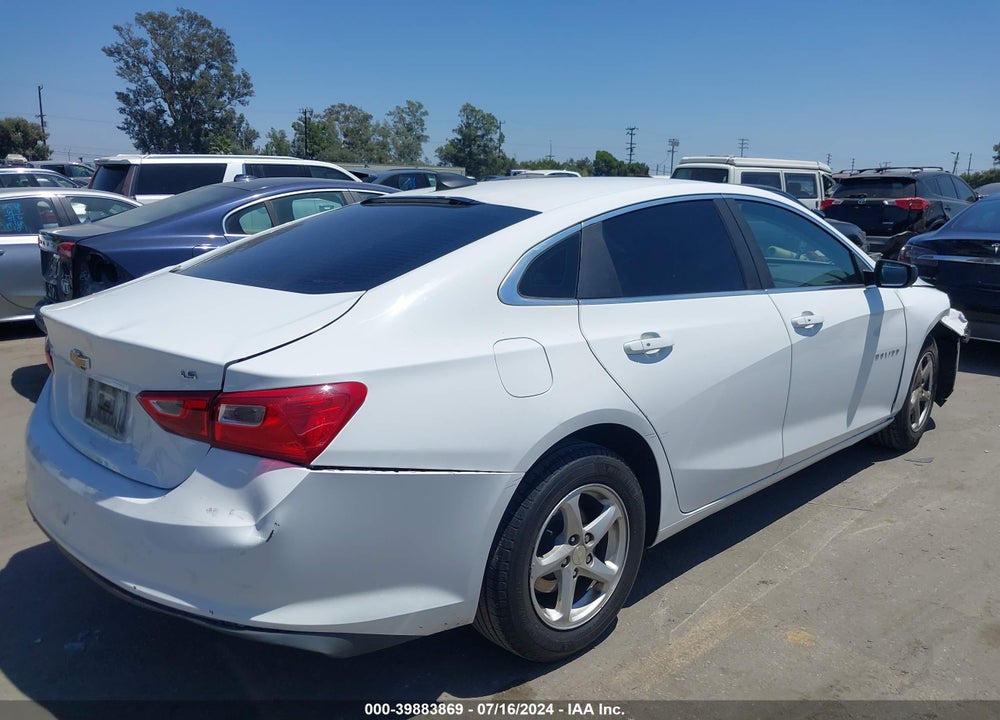 2016 CHEVROLET MALIBU LS VIN: 1G1ZB5ST6GF359987