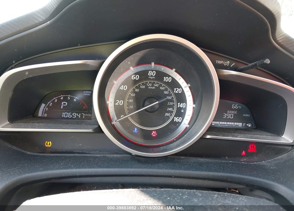 2016 MAZDA 3 I TOURING VIN: JM1BM1W78G1286904
