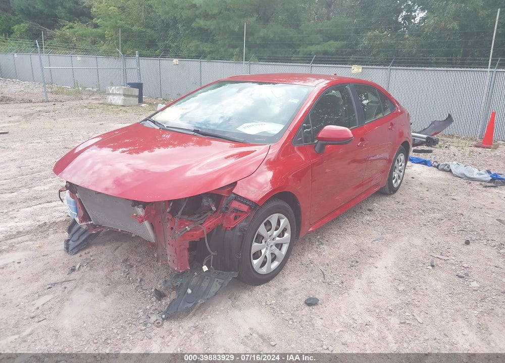 2021 TOYOTA COROLLA LE VIN: JTDEPMAE8MJ146701