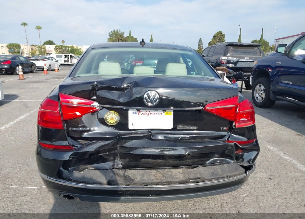 2016 VOLKSWAGEN PASSAT 1.8T SE VIN: 1VWBT7A38GC013179