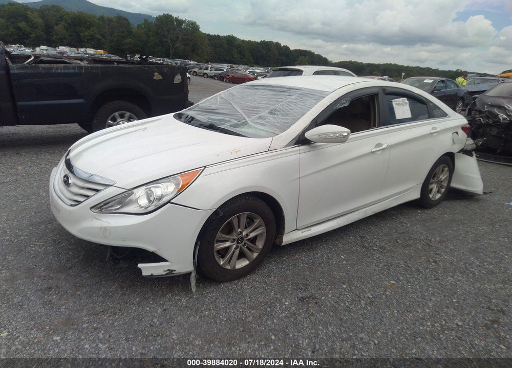 2014 HYUNDAI SONATA GLS VIN: 5NPEB4AC8EH932926