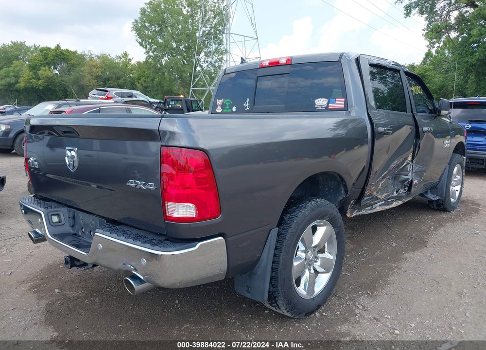 2016 RAM 1500 BIG HORN VIN: 1C6RR7LT8GS309782