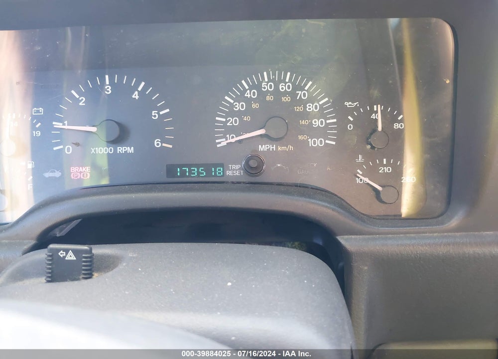 2000 JEEP CHEROKEE SPORT VIN: 1J4FT48S6YL202649