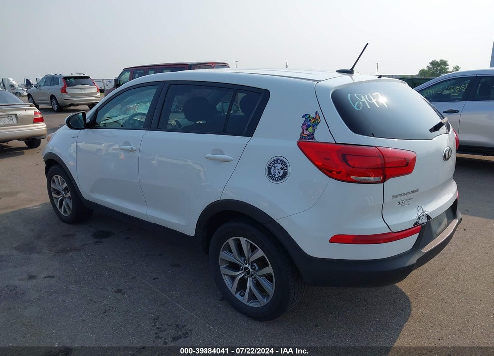 2016 KIA SPORTAGE LX VIN: KNDPBCAC8G7809444