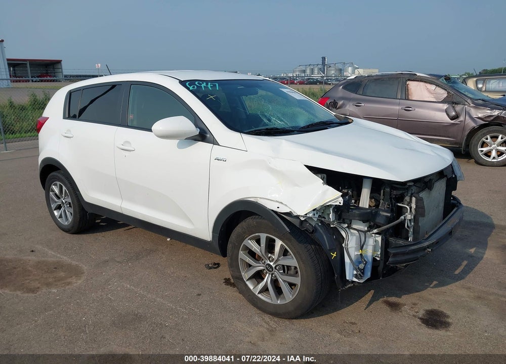 2016 KIA SPORTAGE LX VIN: KNDPBCAC8G7809444
