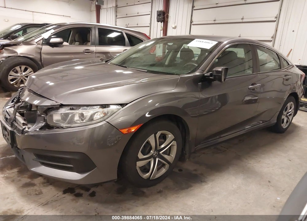 2018 HONDA CIVIC LX VIN: 19XFC2F5XJE005554