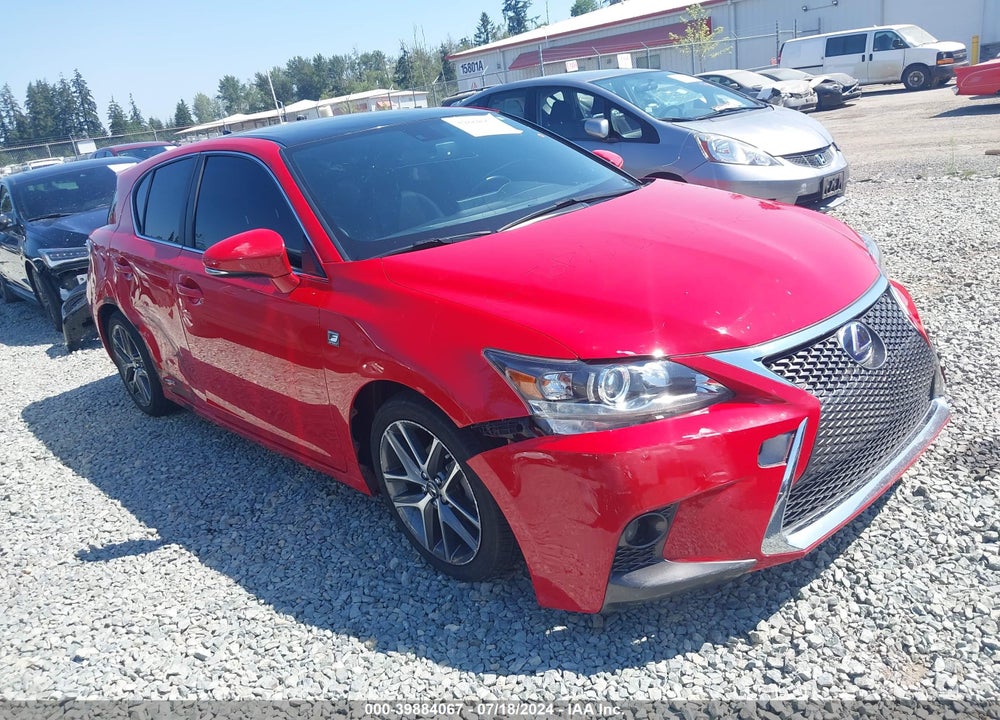 2017 LEXUS CT 200H VIN: JTHKD5BH9H2292033