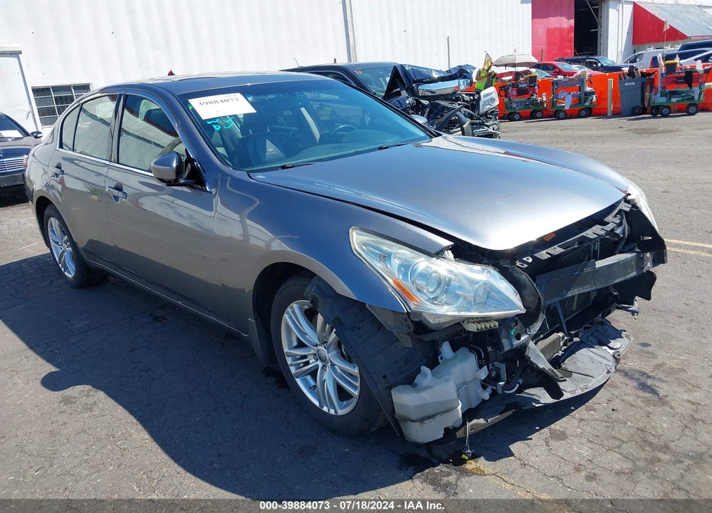 2010 INFINITI G37X VIN: JN1CV6AR1AM460196