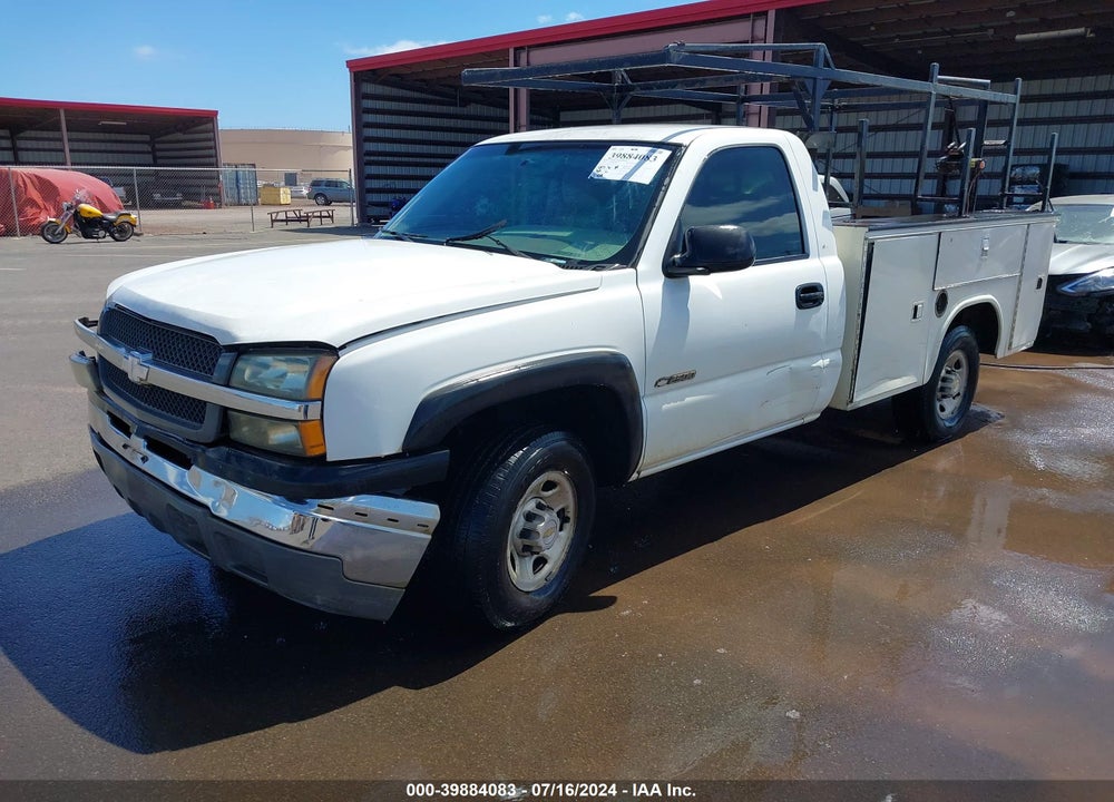 2003 CHEVROLET SILVERADO C2500 VIN: 1GBGC24U53Z321776