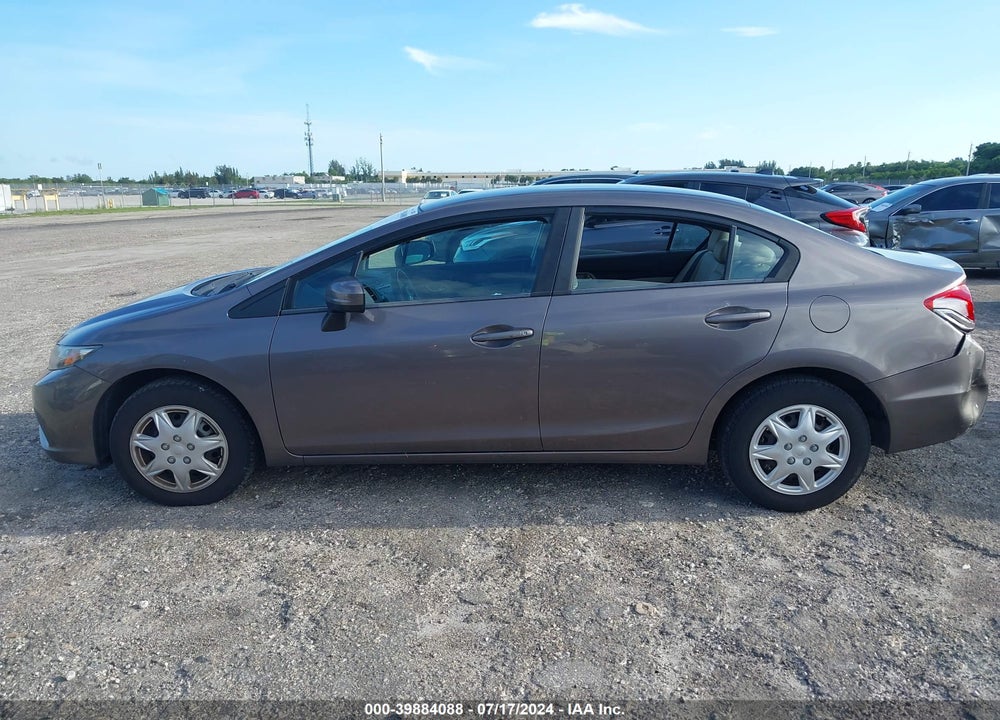 2014 HONDA CIVIC LX VIN: 19XFB2F54EE078556