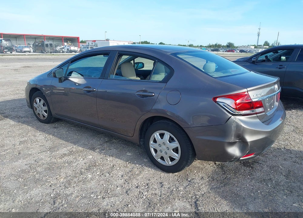 2014 HONDA CIVIC LX VIN: 19XFB2F54EE078556