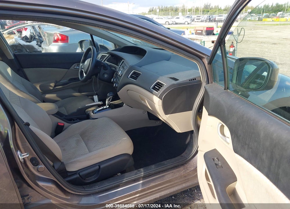 2014 HONDA CIVIC LX VIN: 19XFB2F54EE078556