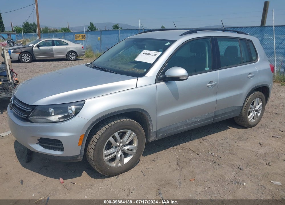 2017 VOLKSWAGEN TIGUAN 2.0T/2.0T S VIN: WVGAV7AX8HK027386