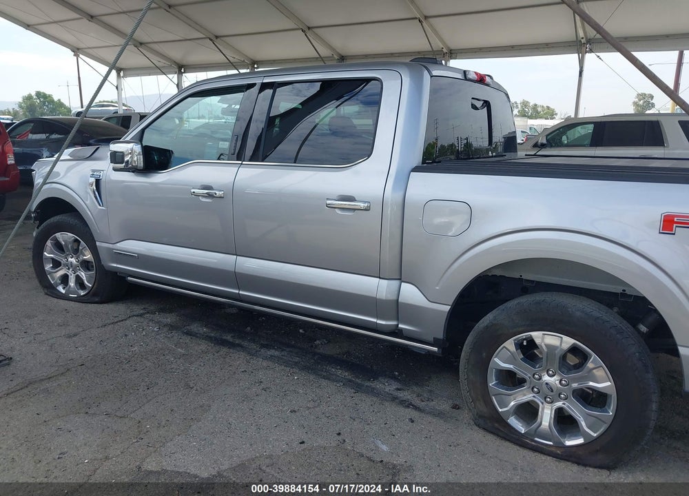 2022 FORD F-150 PLATINUM VIN: 1FTFW1ED0NFA16309