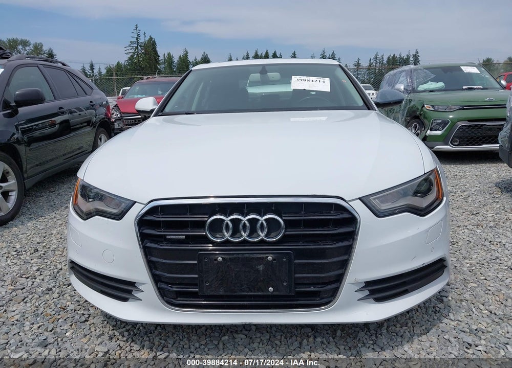 2014 AUDI A6 2.0T PREMIUM VIN: WAUGFAFC2EN098654