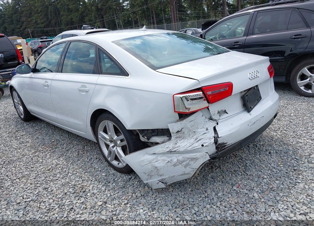 2014 AUDI A6 2.0T PREMIUM VIN: WAUGFAFC2EN098654