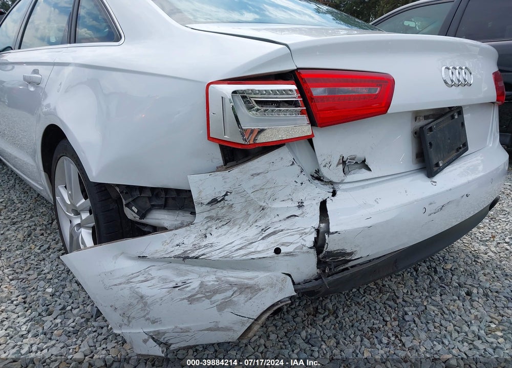2014 AUDI A6 2.0T PREMIUM VIN: WAUGFAFC2EN098654