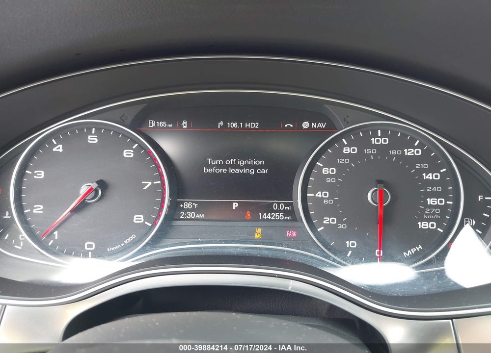 2014 AUDI A6 2.0T PREMIUM VIN: WAUGFAFC2EN098654