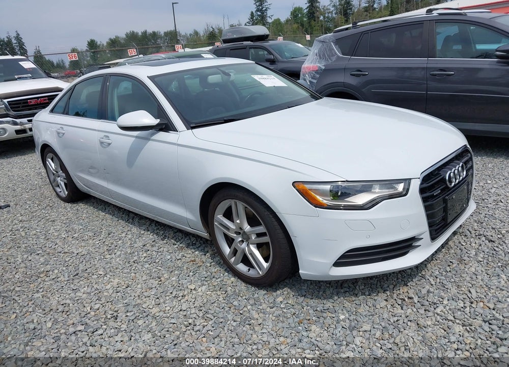 2014 AUDI A6 2.0T PREMIUM VIN: WAUGFAFC2EN098654
