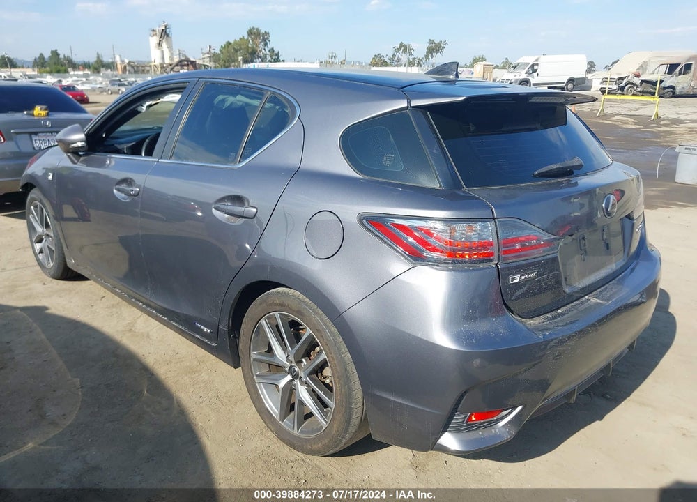 2015 LEXUS CT 200H VIN: JTHKD5BH4F2236563