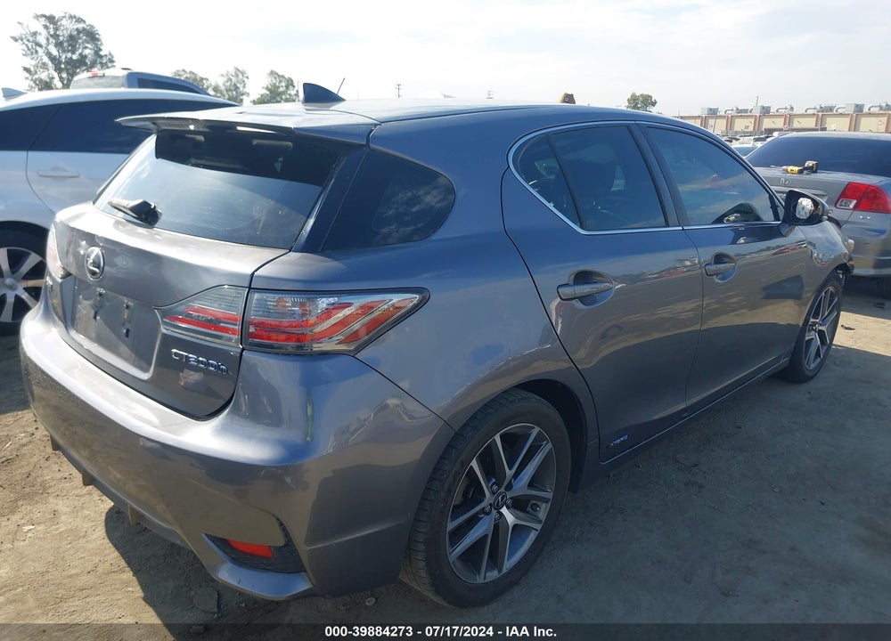 2015 LEXUS CT 200H VIN: JTHKD5BH4F2236563