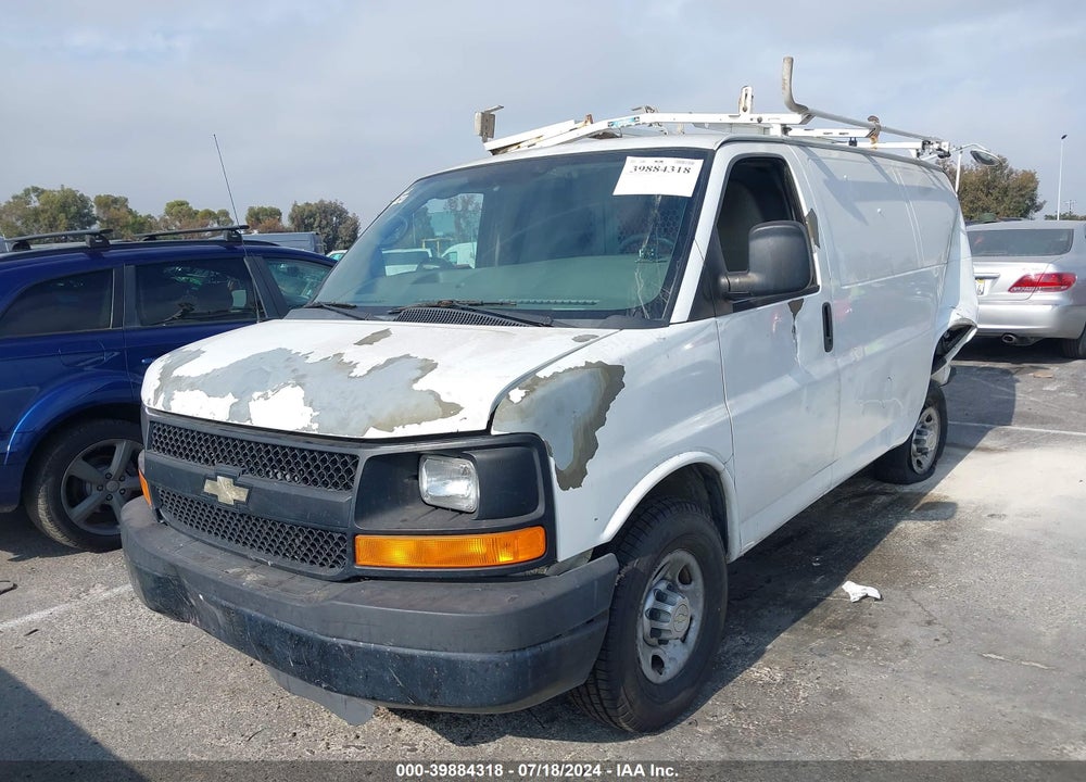 2010 CHEVROLET EXPRESS 2500 WORK VAN VIN: 1GCZGFBA2A1162803