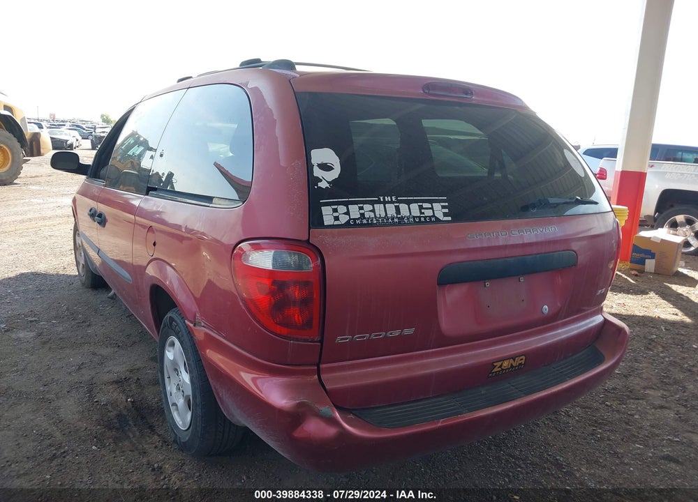 2003 DODGE GRAND CARAVAN SE VIN: 1D4GP24383B310452
