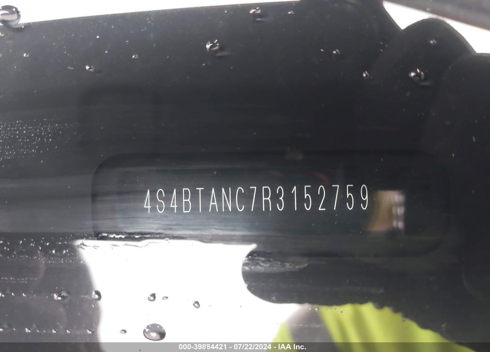 2024 SUBARU OUTBACK LIMITED VIN: 4S4BTANC7R3152759