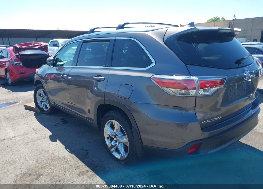 2015 TOYOTA HIGHLANDER LIMITED V6 VIN: 5TDDKRFH4FS110021