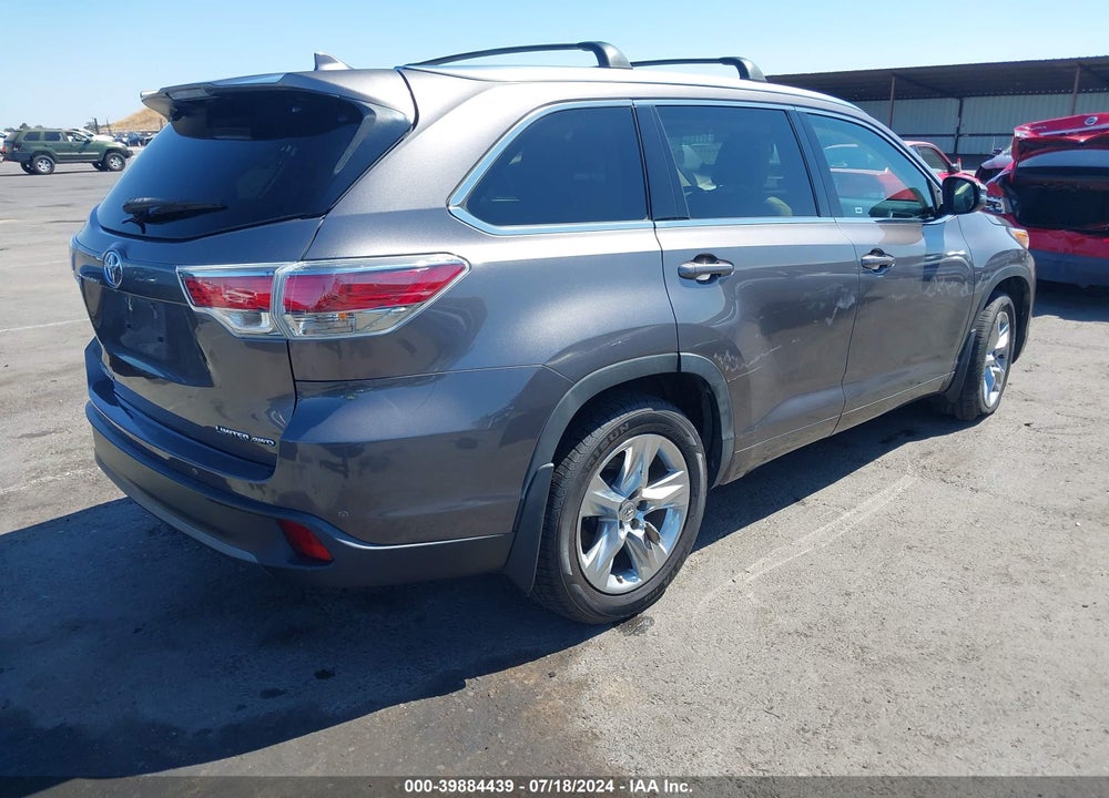 2015 TOYOTA HIGHLANDER LIMITED V6 VIN: 5TDDKRFH4FS110021
