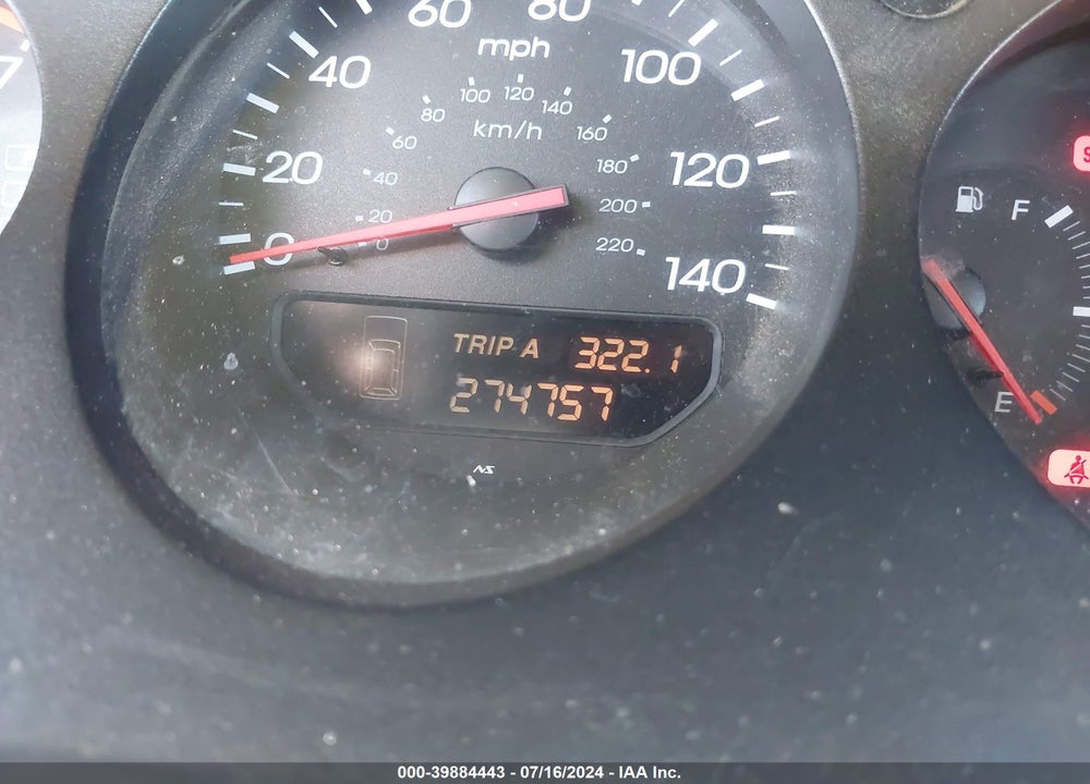 2001 ACURA MDX VIN: 2HNYD18891H524813
