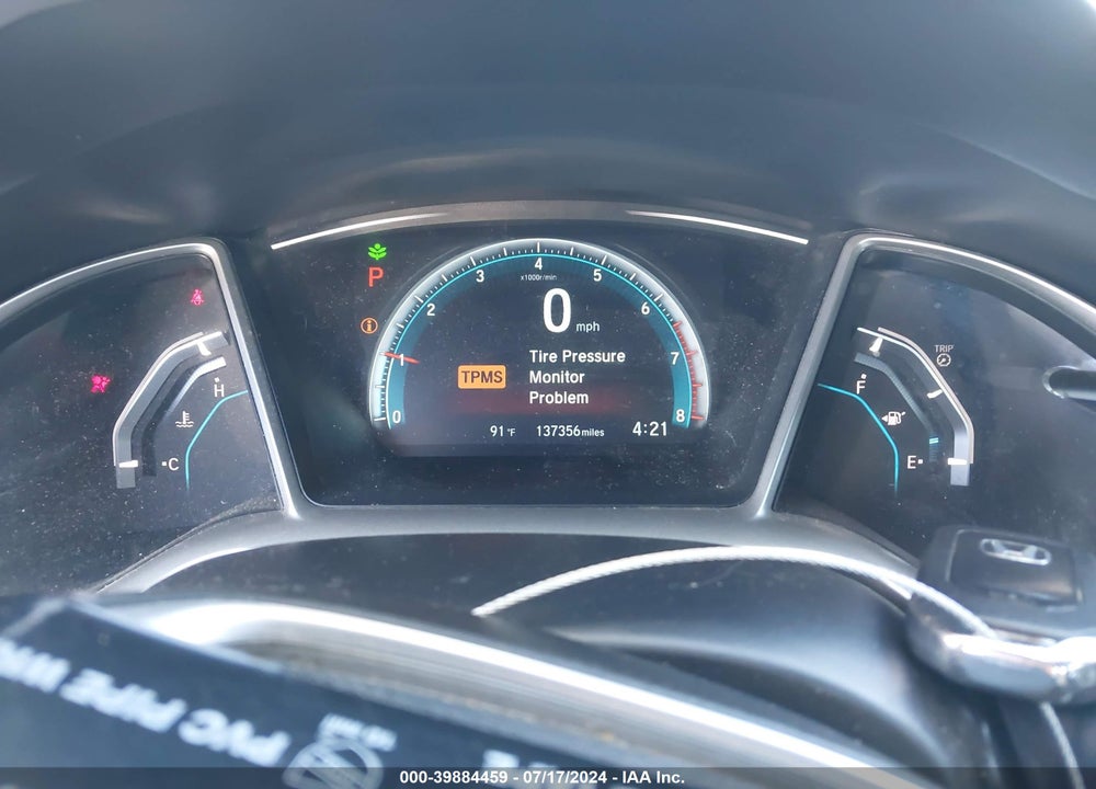 2016 HONDA CIVIC VIN: 2HGFC3B95GH360127