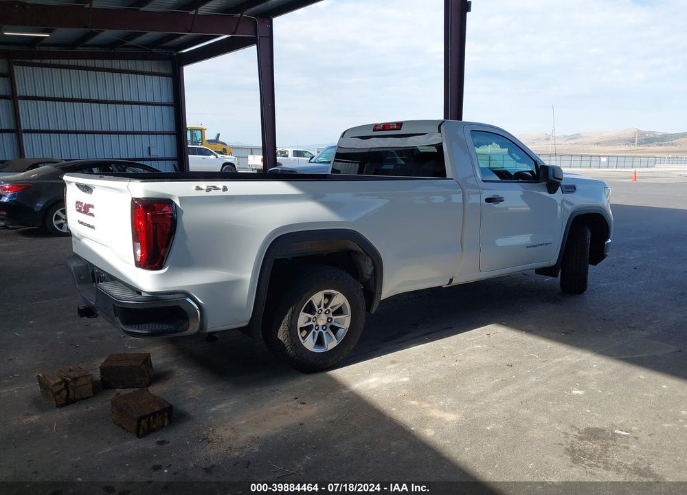 2023 GMC SIERRA 1500 4WD REGULAR CAB LONG BOX PRO VIN: 3GTNUAEK7PG192937