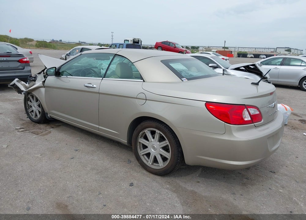 2008 CHRYSLER SEBRING LIMITED VIN: 1C3LC65M18N263992