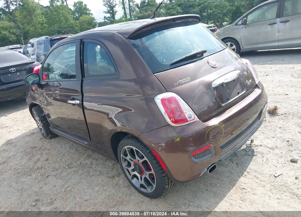 2013 FIAT 500 SPORT VIN: 3C3CFFBR1DT684385