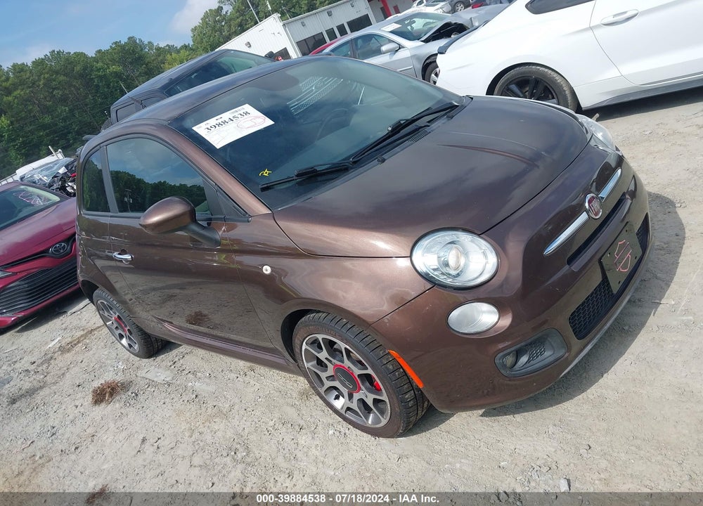 2013 FIAT 500 SPORT VIN: 3C3CFFBR1DT684385