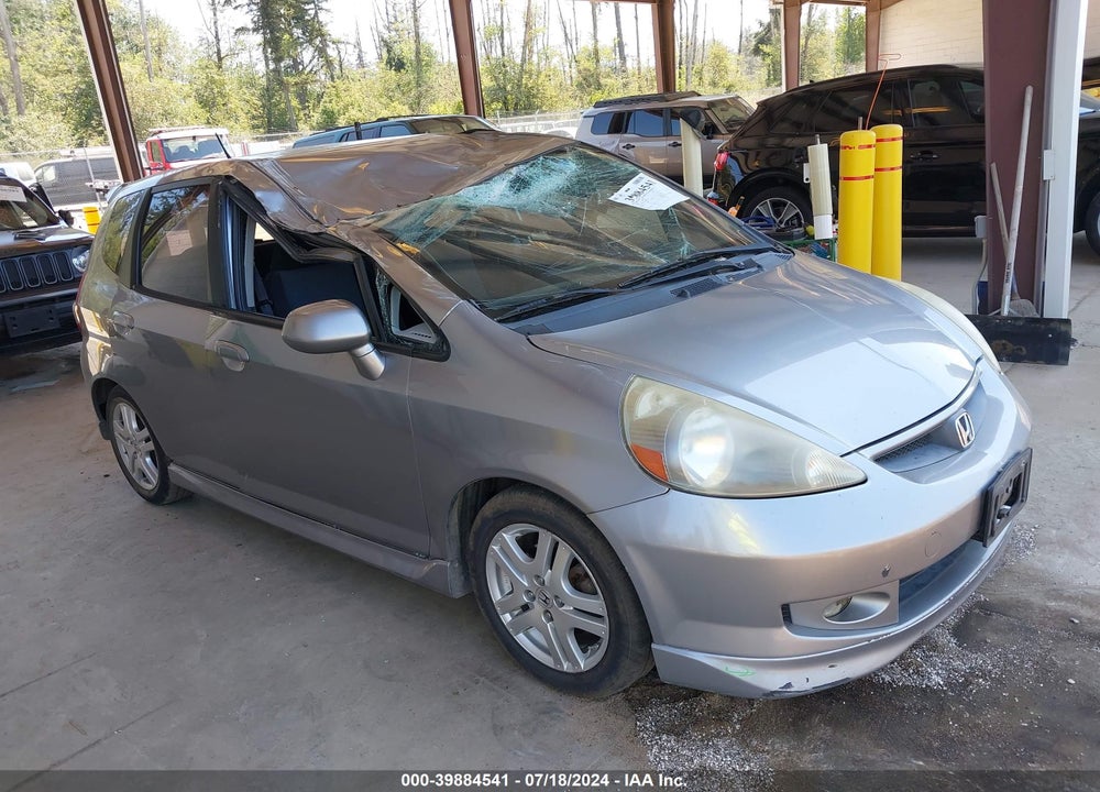 2008 HONDA FIT SPORT VIN: JHMGD37648S007708