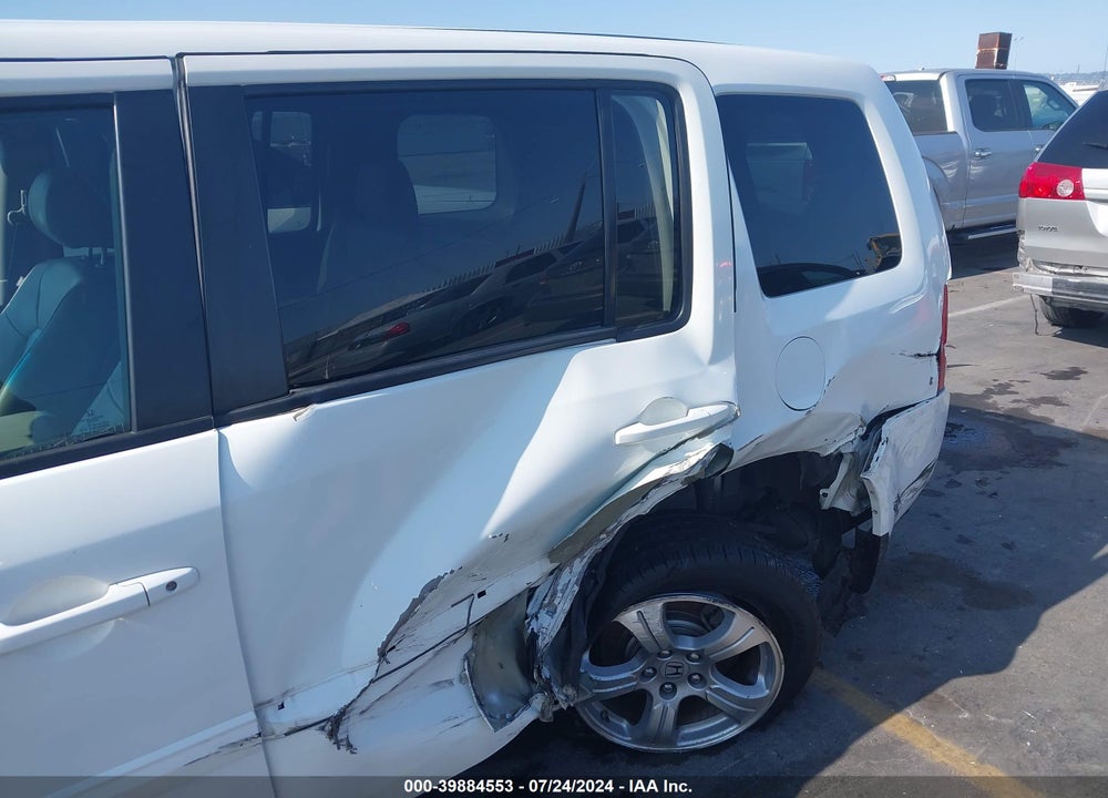 2015 HONDA PILOT EX-L VIN: 5FNYF3H5XFB007244