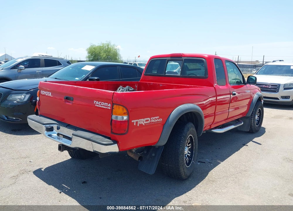 2004 TOYOTA TACOMA PRERUNNER V6 VIN: 5TESN92N44Z365438