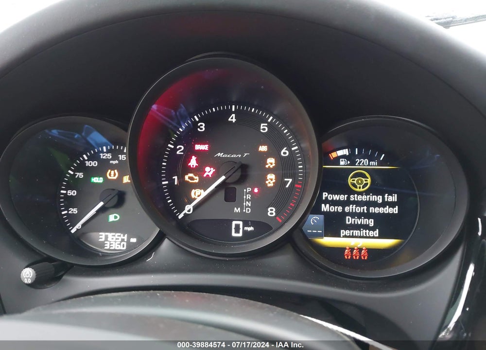 2023 PORSCHE MACAN T VIN: WP1AA2A56PLB00666