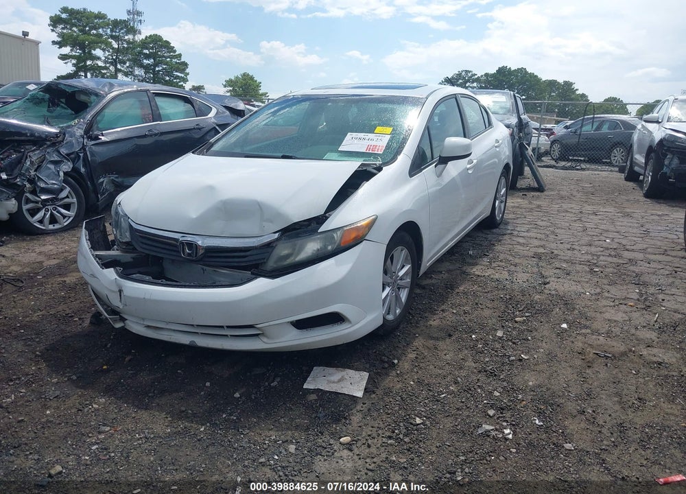 2012 HONDA CIVIC EX VIN: 19XFB2F80CE110555