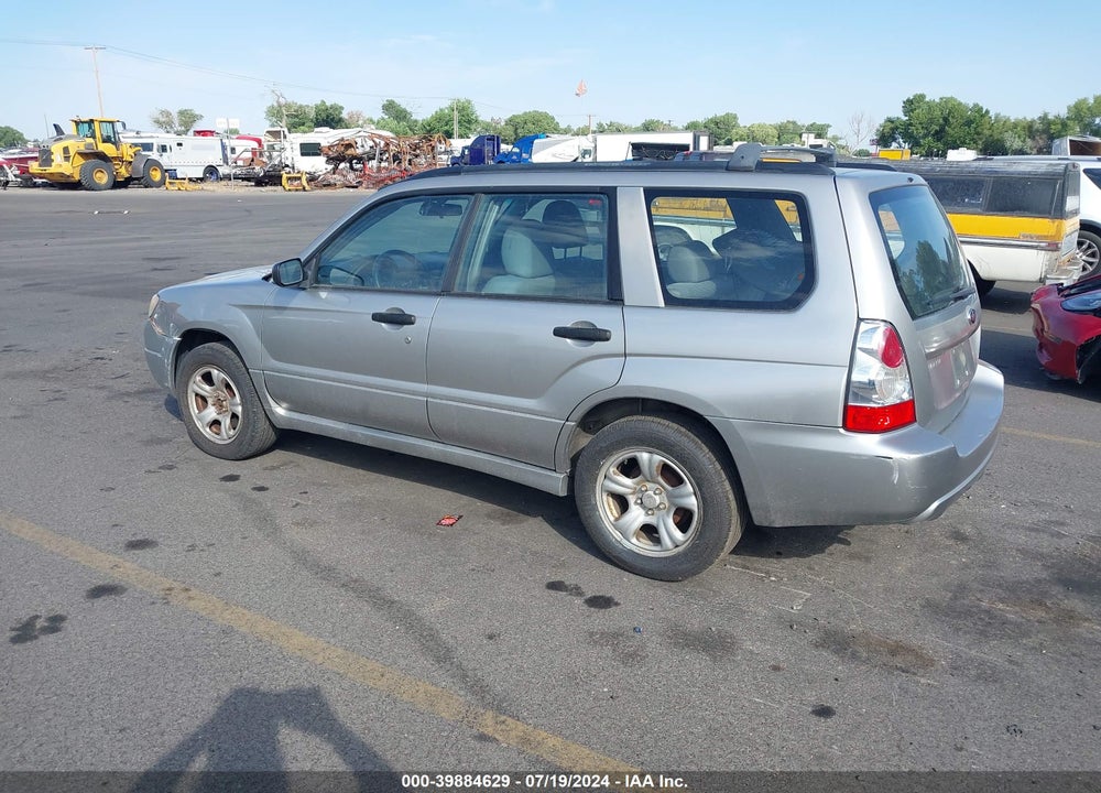 2007 SUBARU FORESTER 2.5X VIN: JF1SG63677H716581