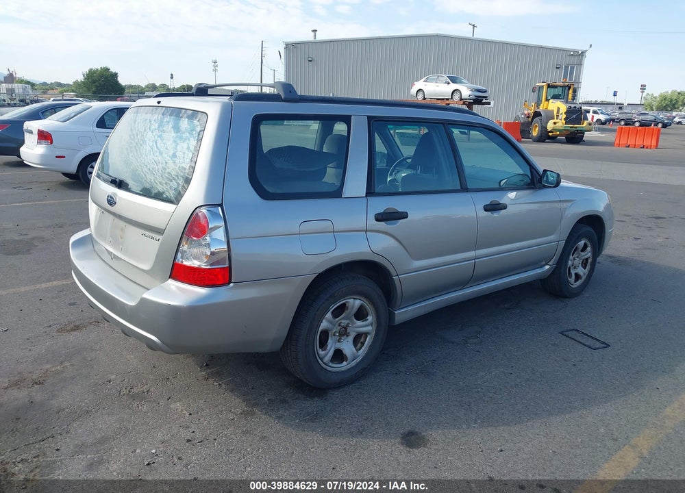 2007 SUBARU FORESTER 2.5X VIN: JF1SG63677H716581