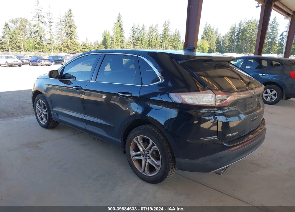 2016 FORD EDGE TITANIUM VIN: 2FMPK4K86GBB21297